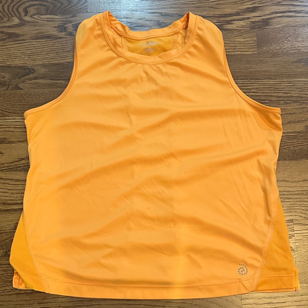 Be Inspired Vibrant Orange Tank Top